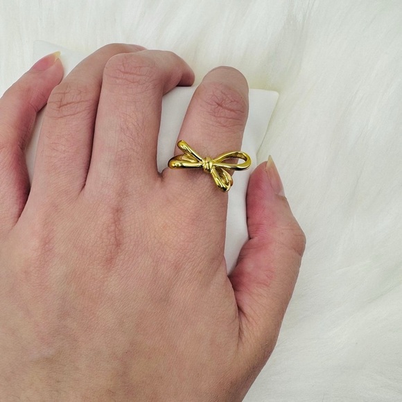 Women’s Jewelry Ring Bundle - Stainless Steel, 18K Gold Plated - Picture 7 of 9